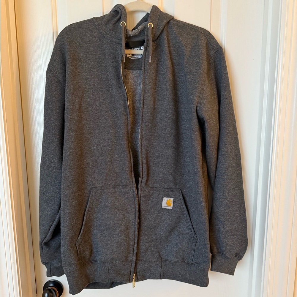 Carhartt Gray Zip-Up Hoodie
